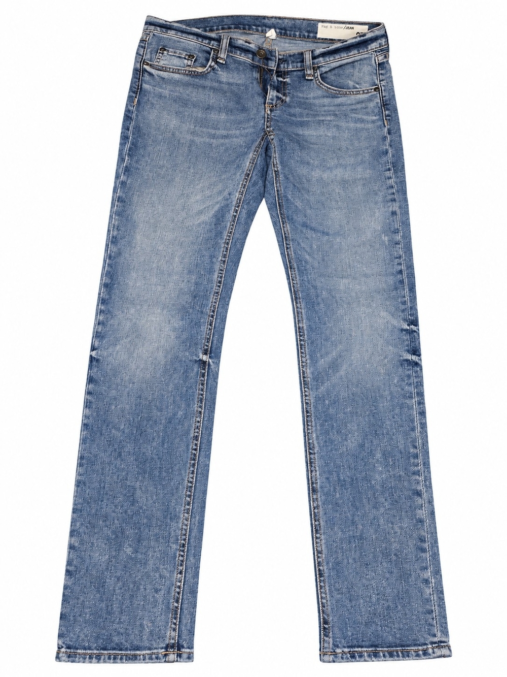 rag & bone Women's Skinny Jeans in Light Blue Wash